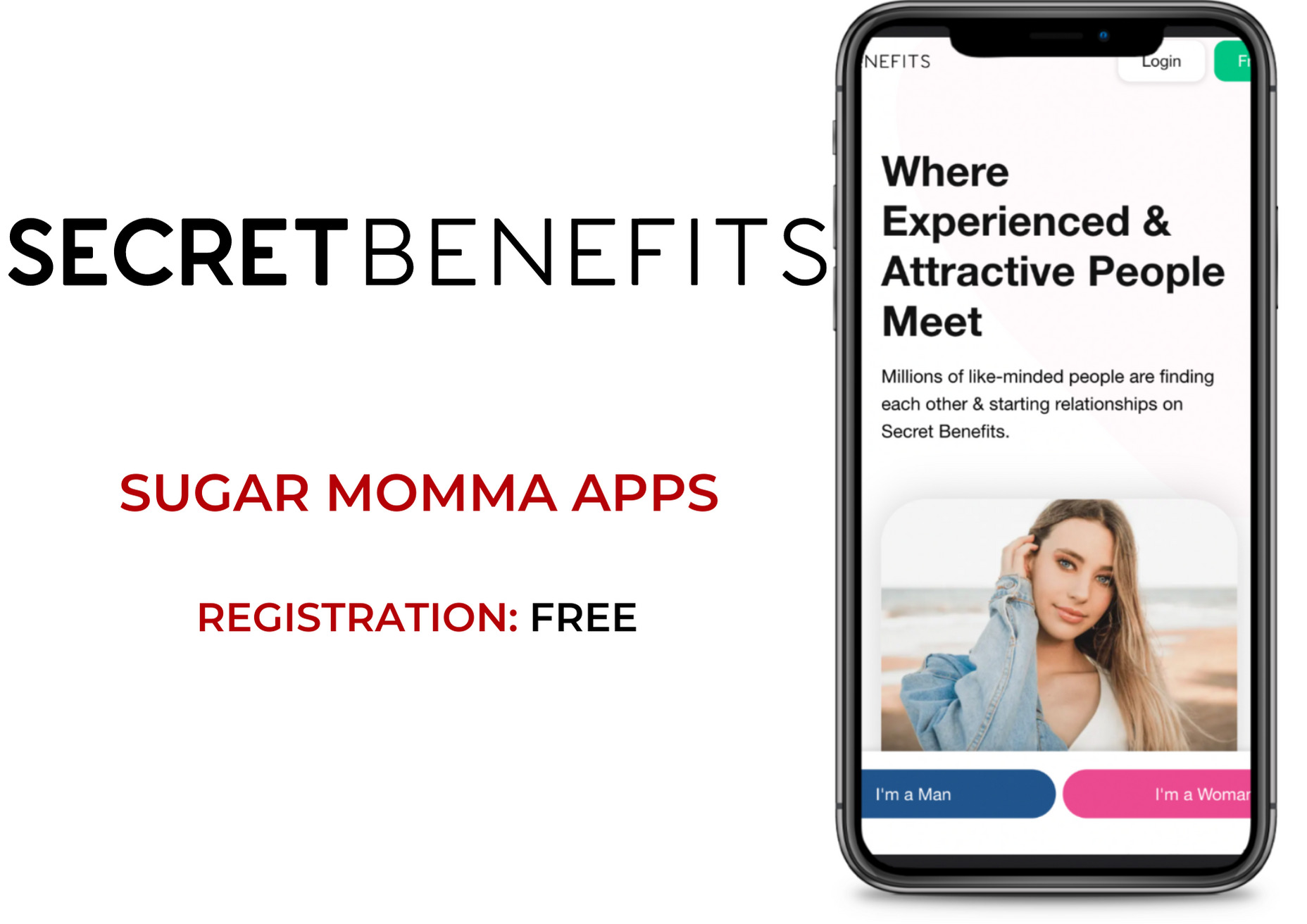 Secret Benefits - sugar momma app