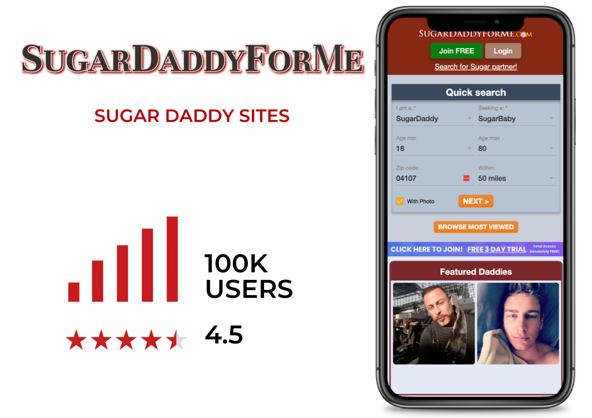 SugarDaddyForMe to meet sugar baby