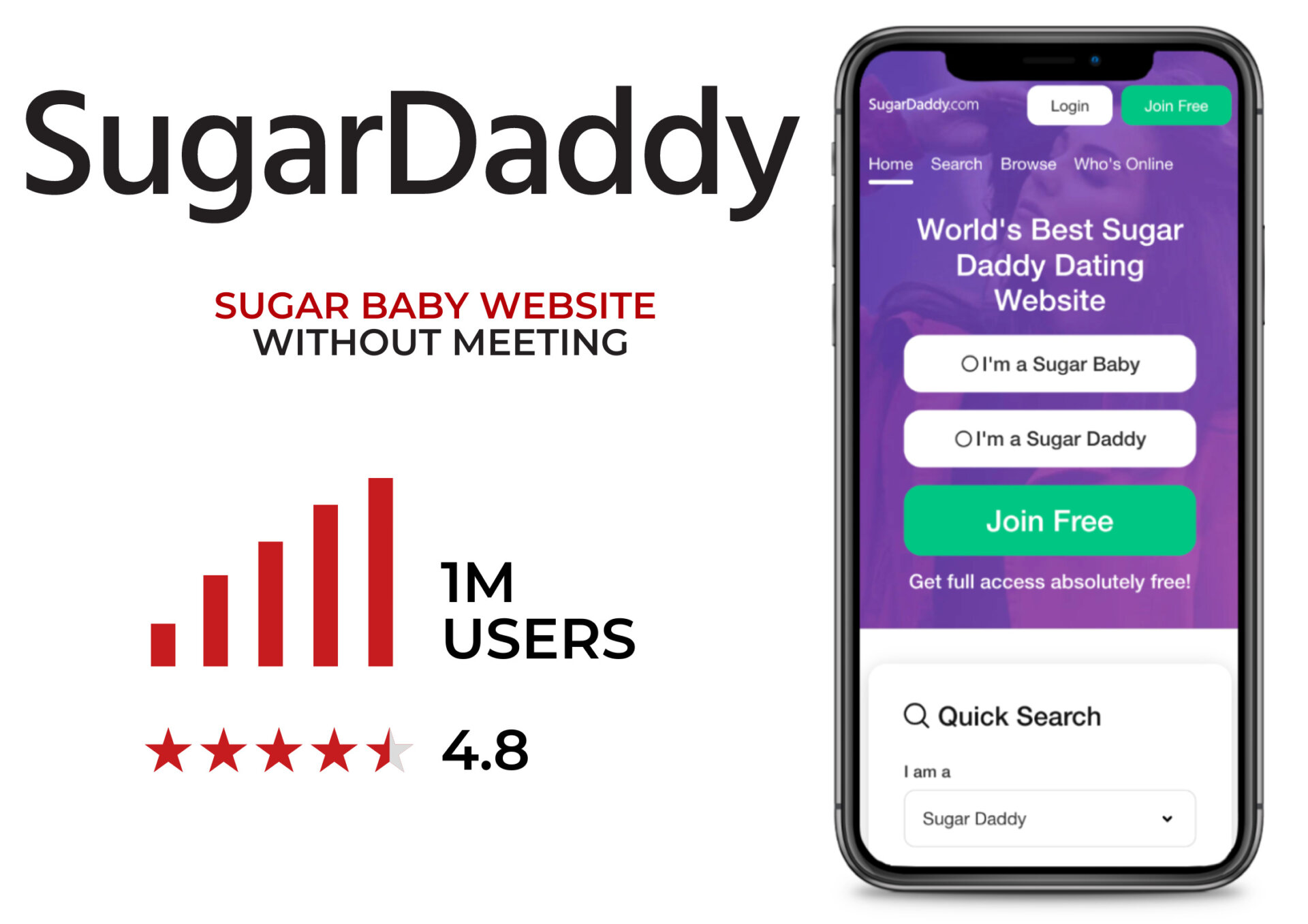SugarDaddy sugar daddy app that send money without meeting