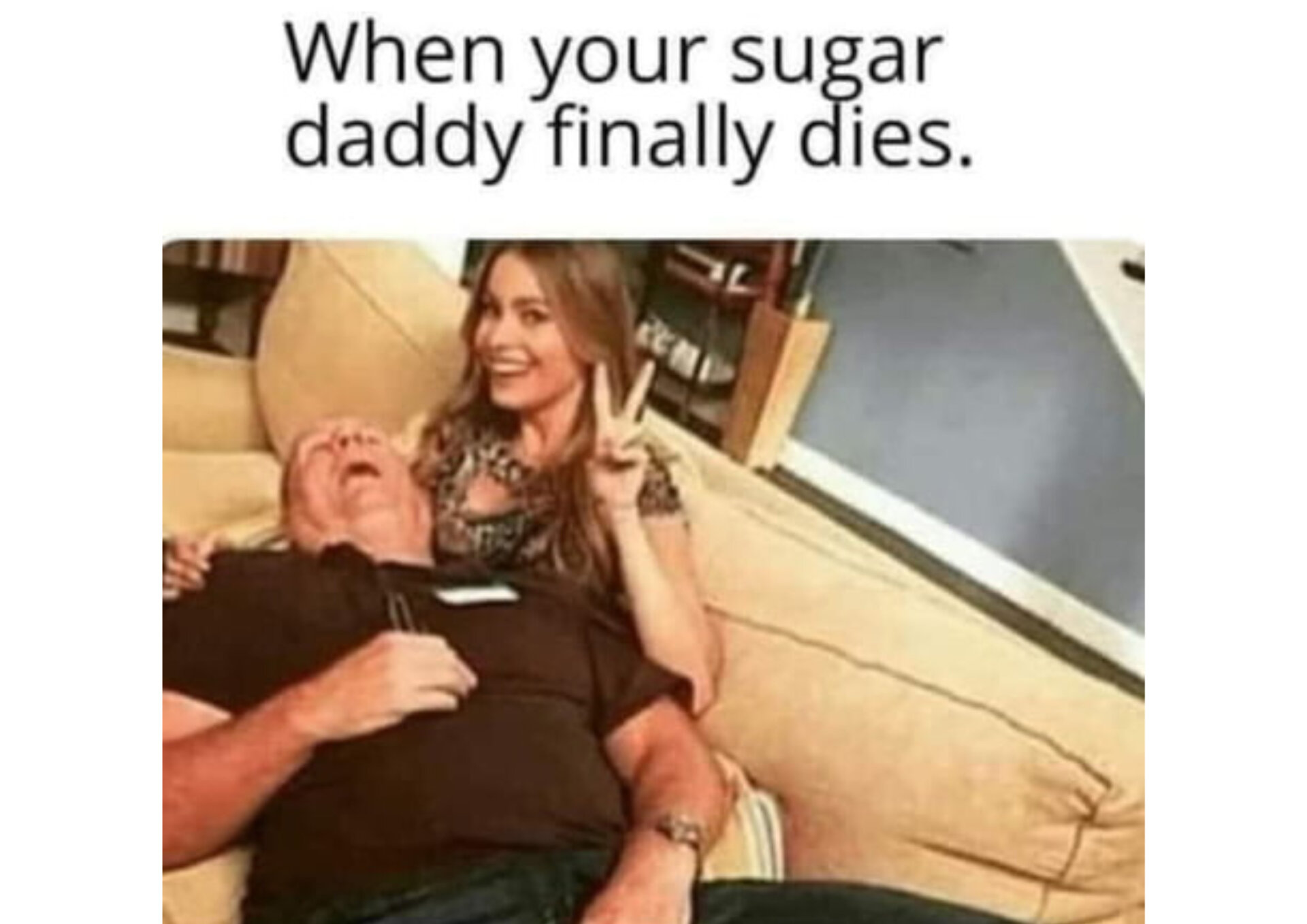 sugar baby application meme