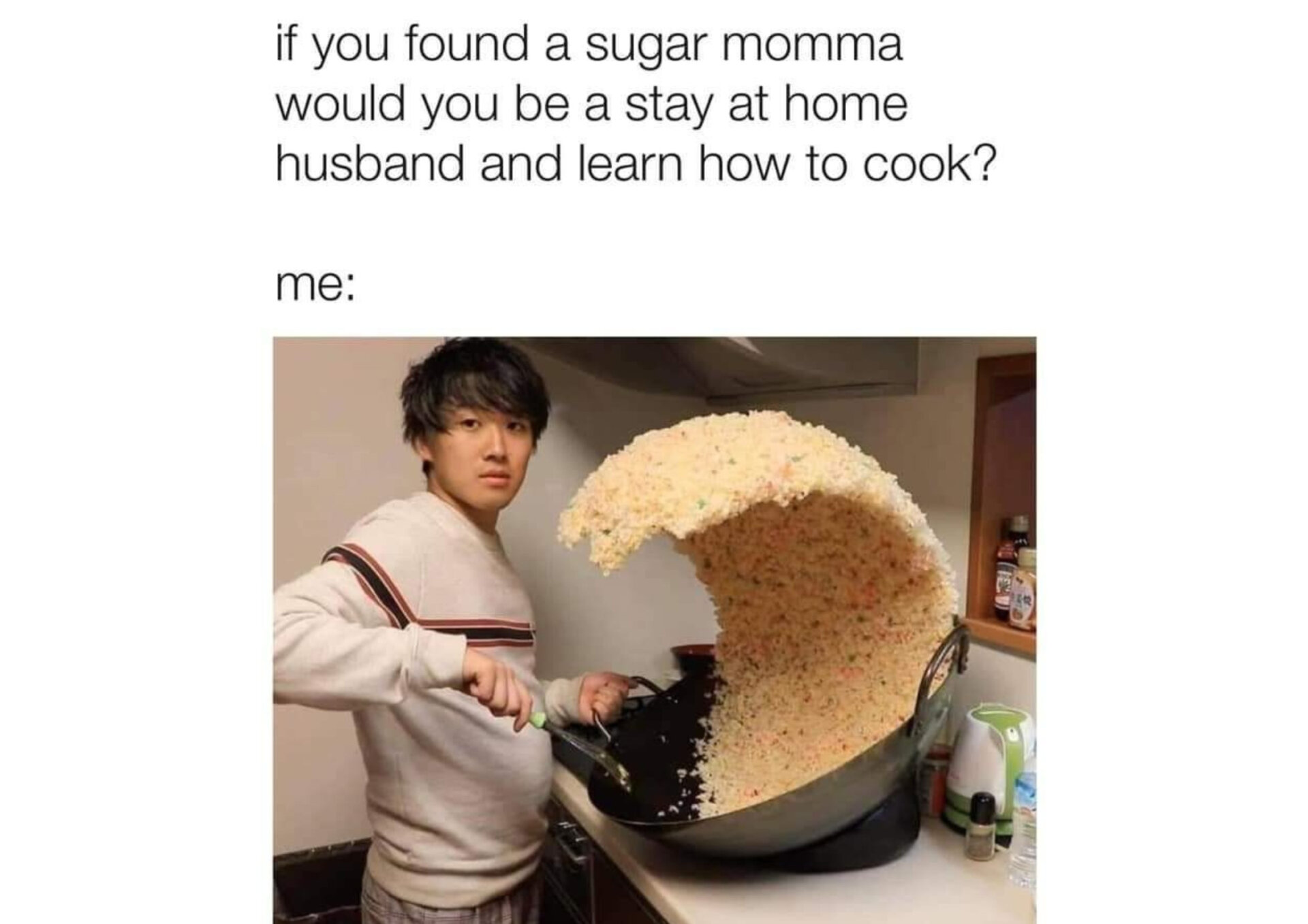 funny sugar momma meme