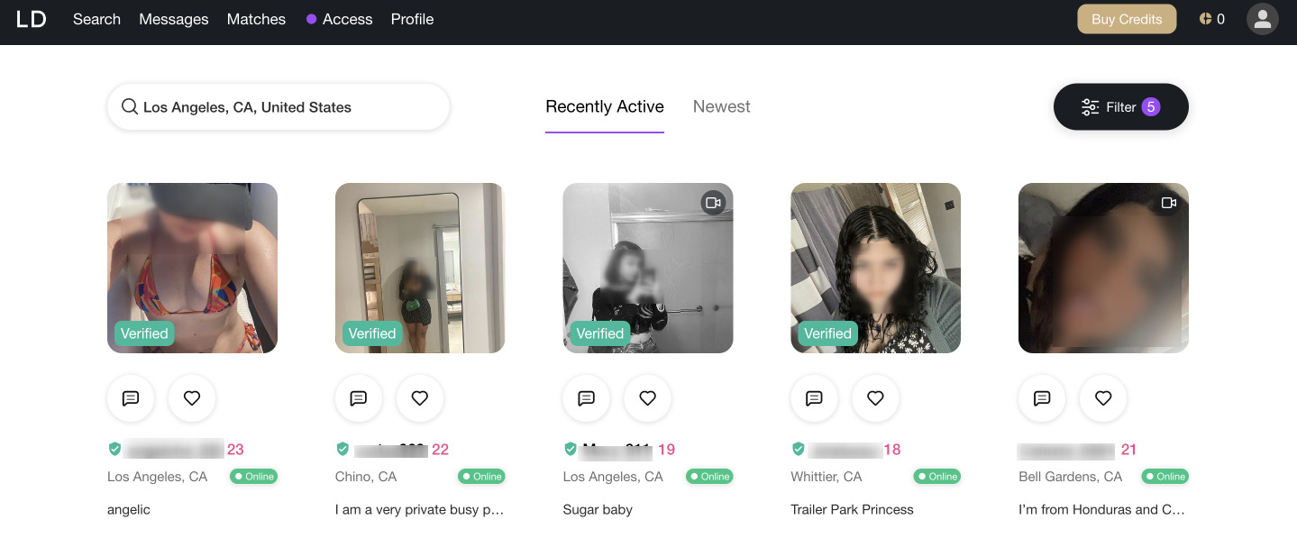 Luxury Date profiles