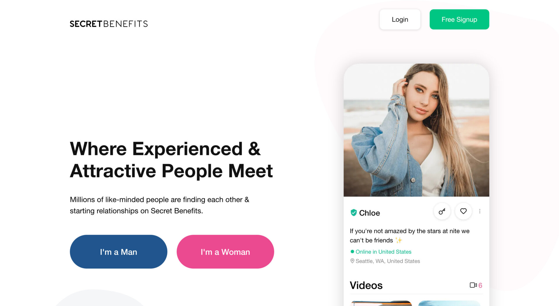 Secret Benefits Dating Site