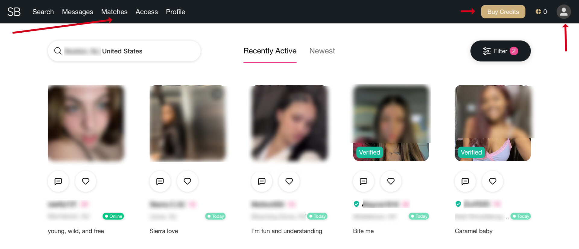 Interface of Secret Benefits