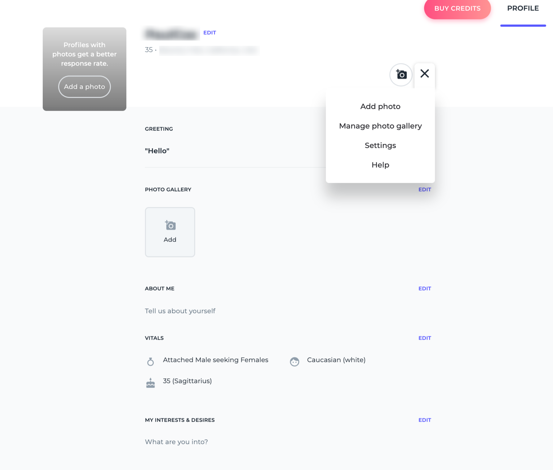 Registration on Ashley Madison