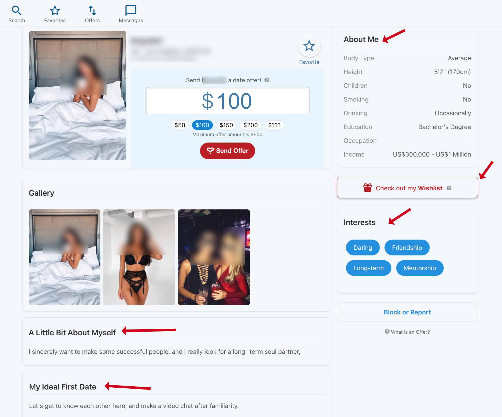 Whats Your Price profile