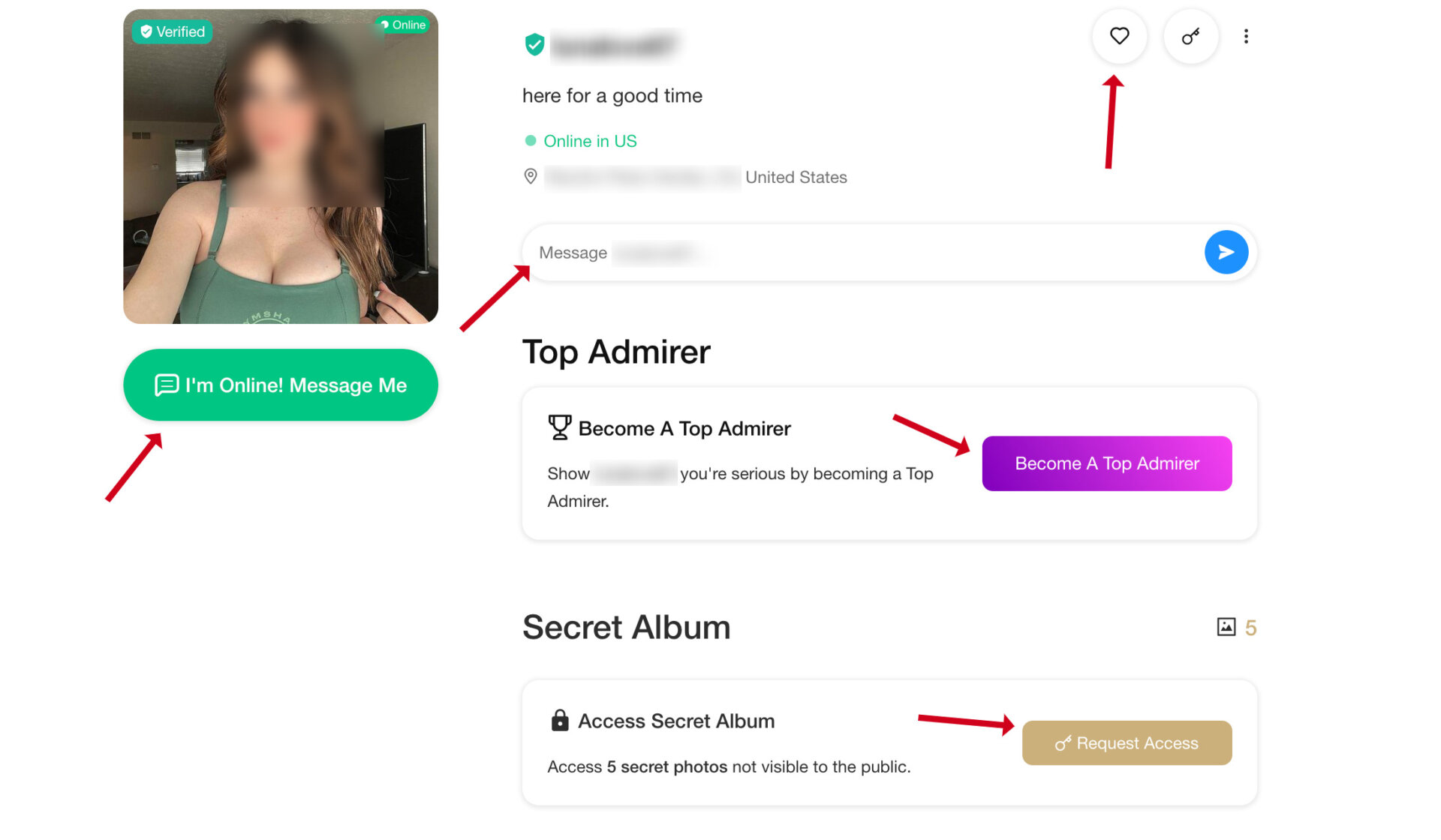 Making contact on MillionaireLove