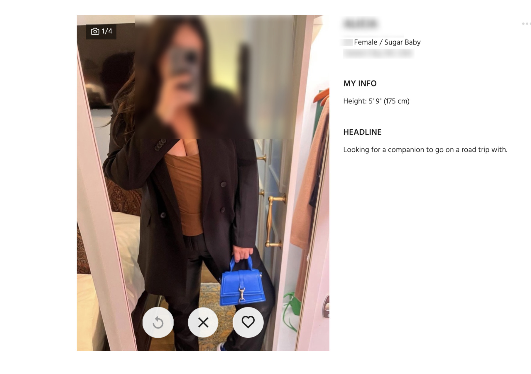 match feature on SugarDaddyMeet