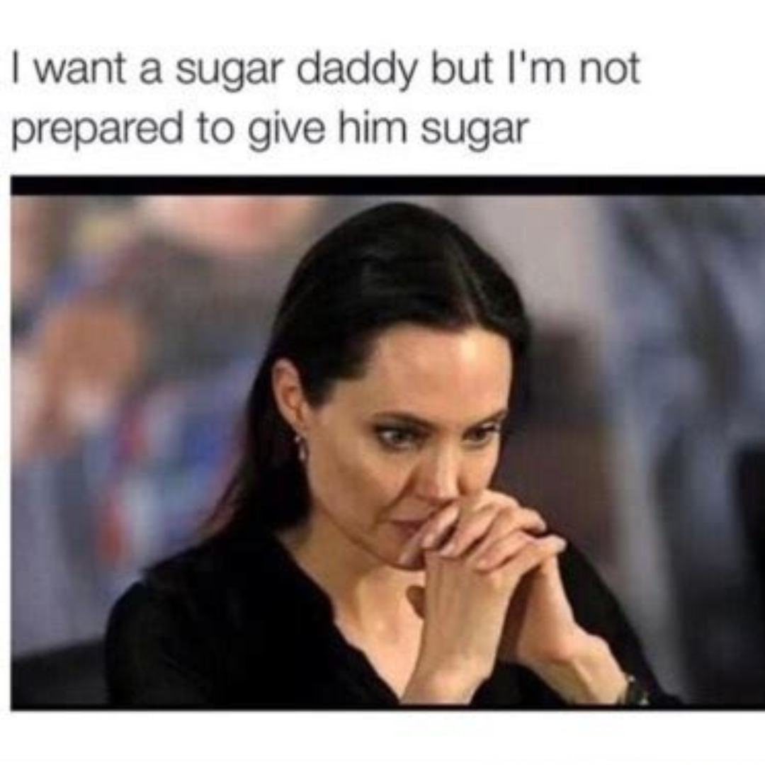 looking for sugar daddy meme
