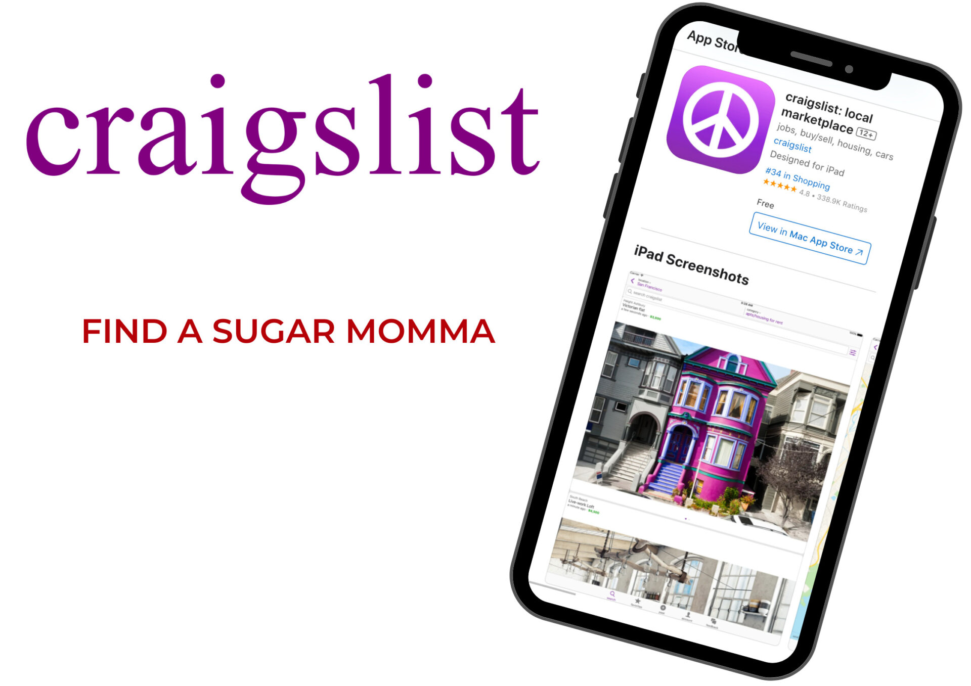 find a sugar momma on Craigslist