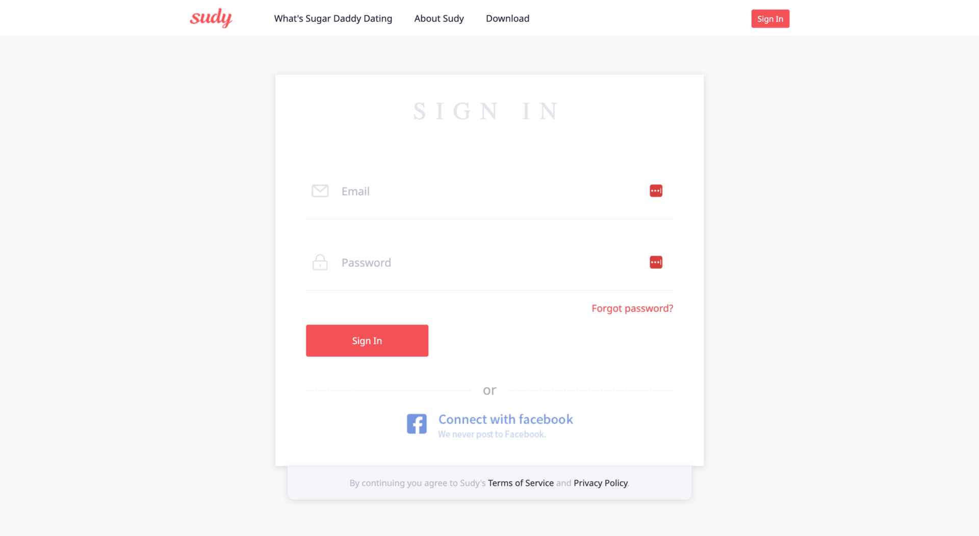 create an account on sudy app