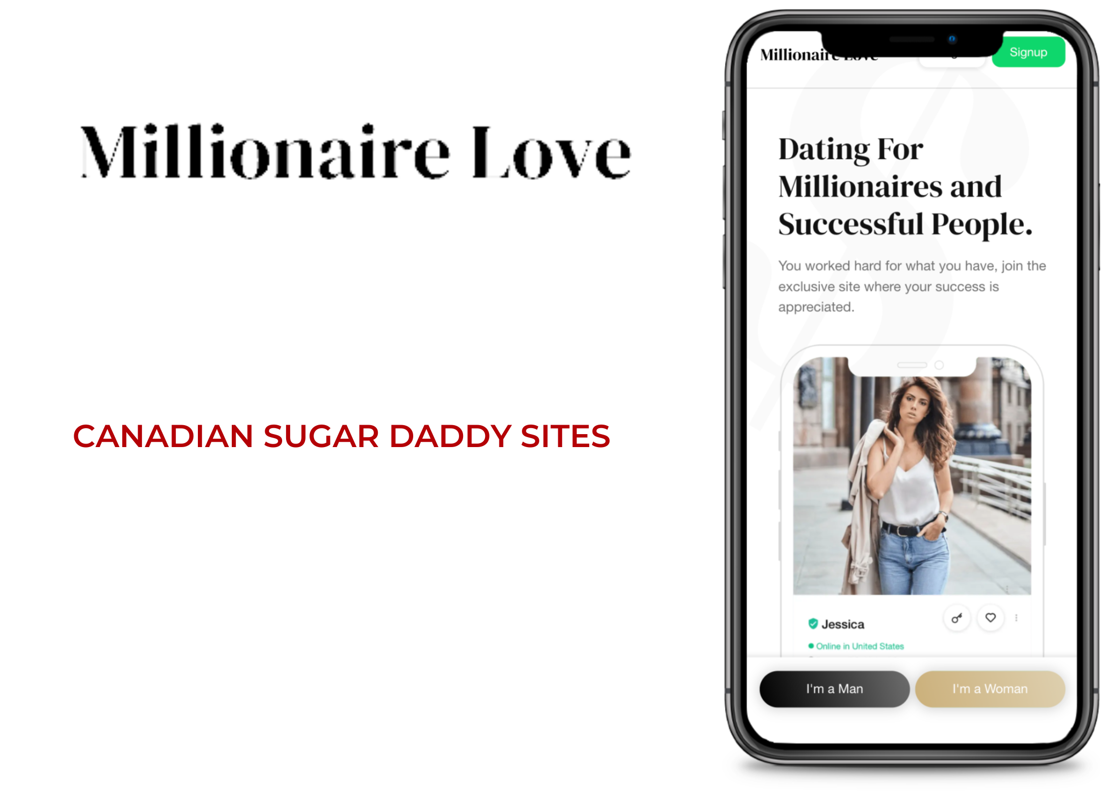 MillionaireLove sugar daddy site in Canada