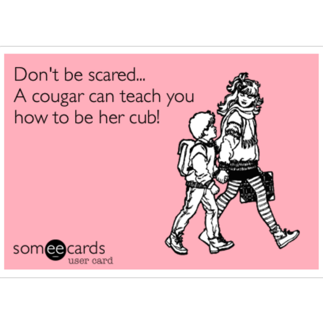 cougar lady meme