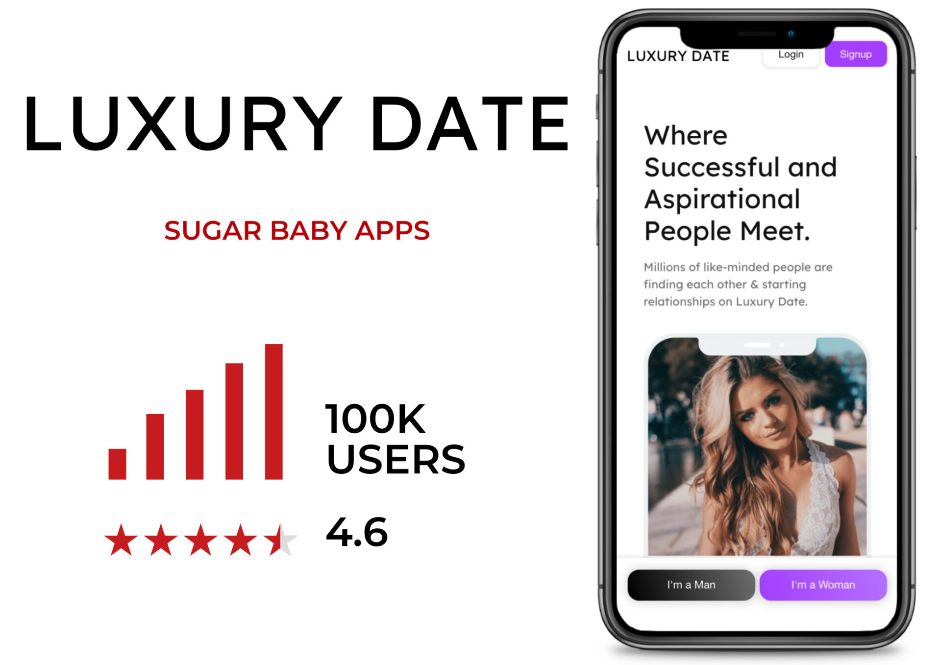 Luxury Date top sugar site and app