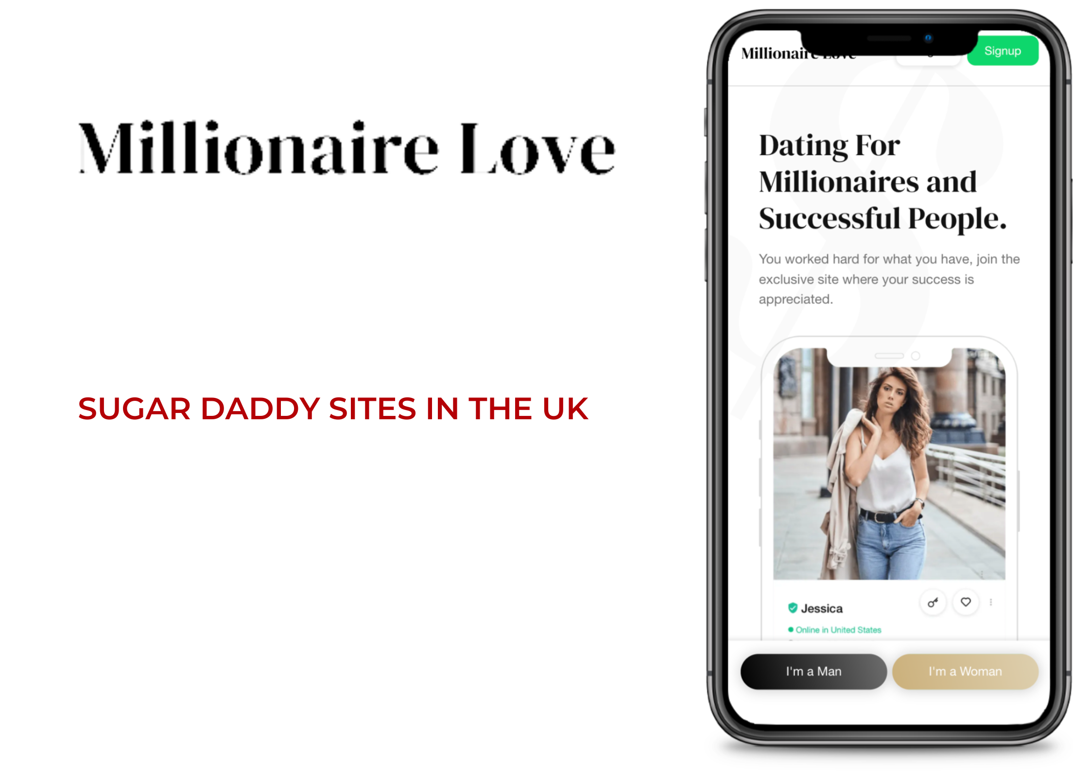 MillionaireLove sugar dating site in the UK