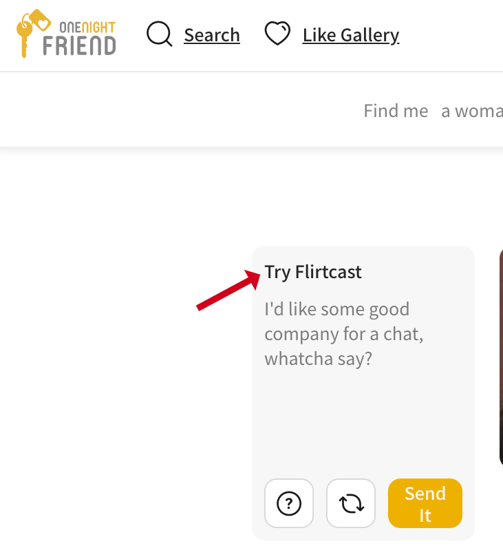 Flirtcast on One Night Friend