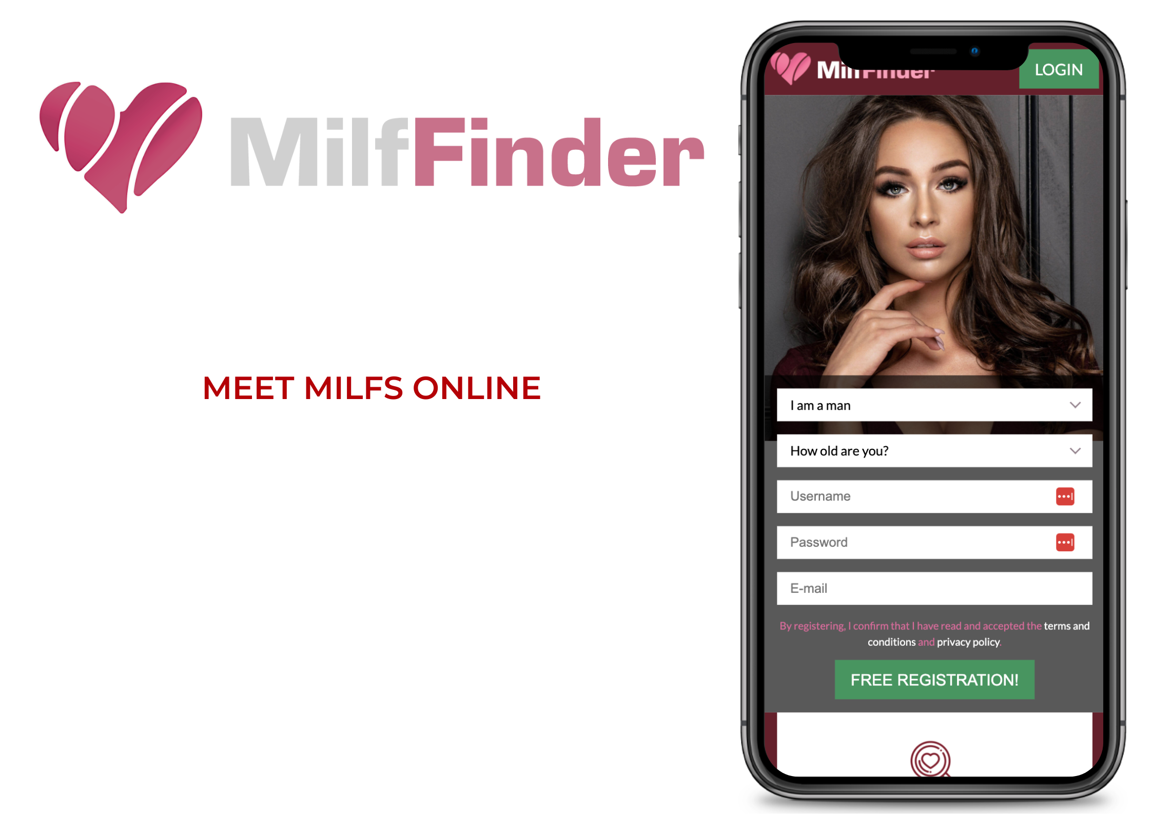 MilfFinder site to meet milfs online