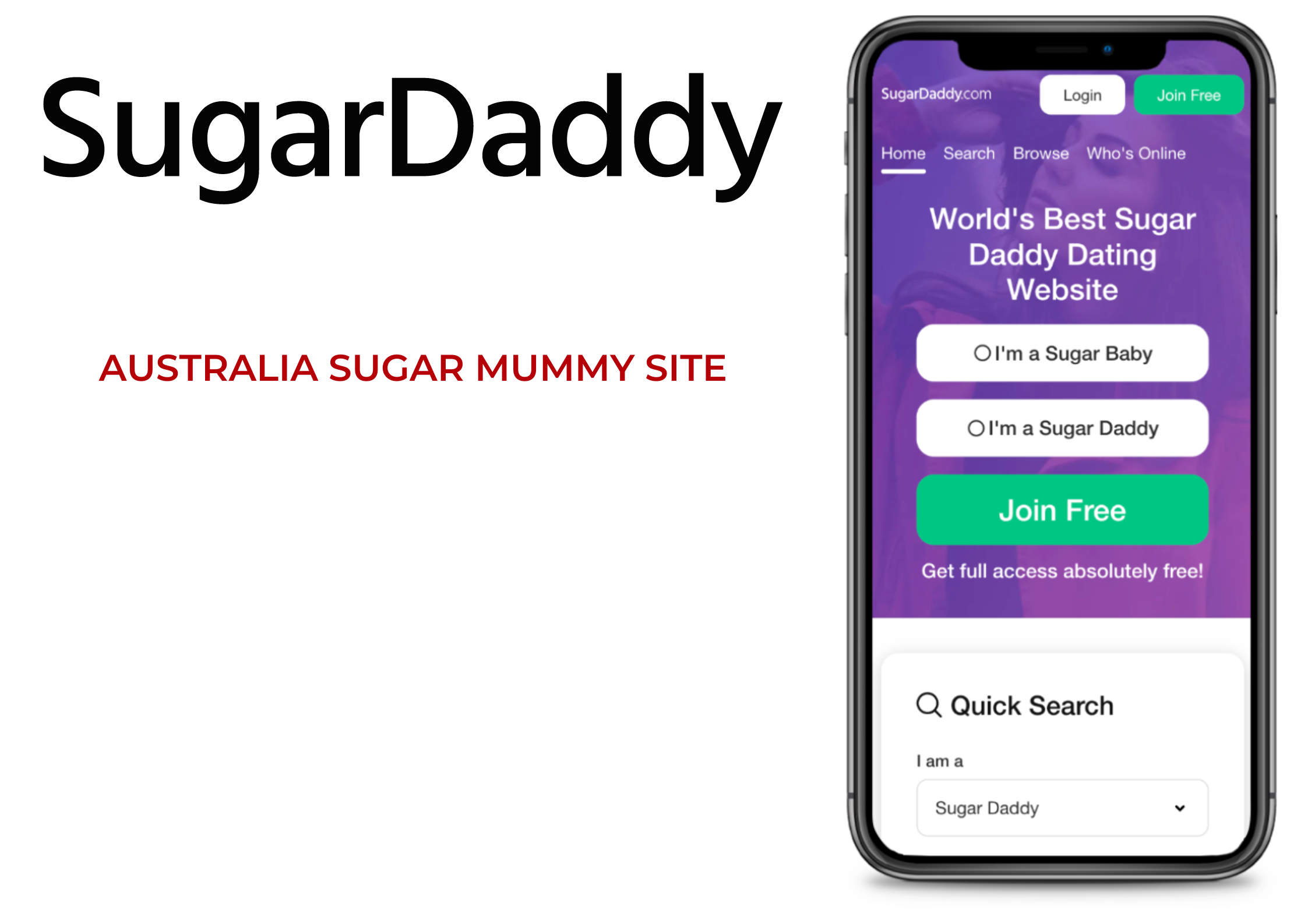 SugarDaddy Australia sugar mummy site
