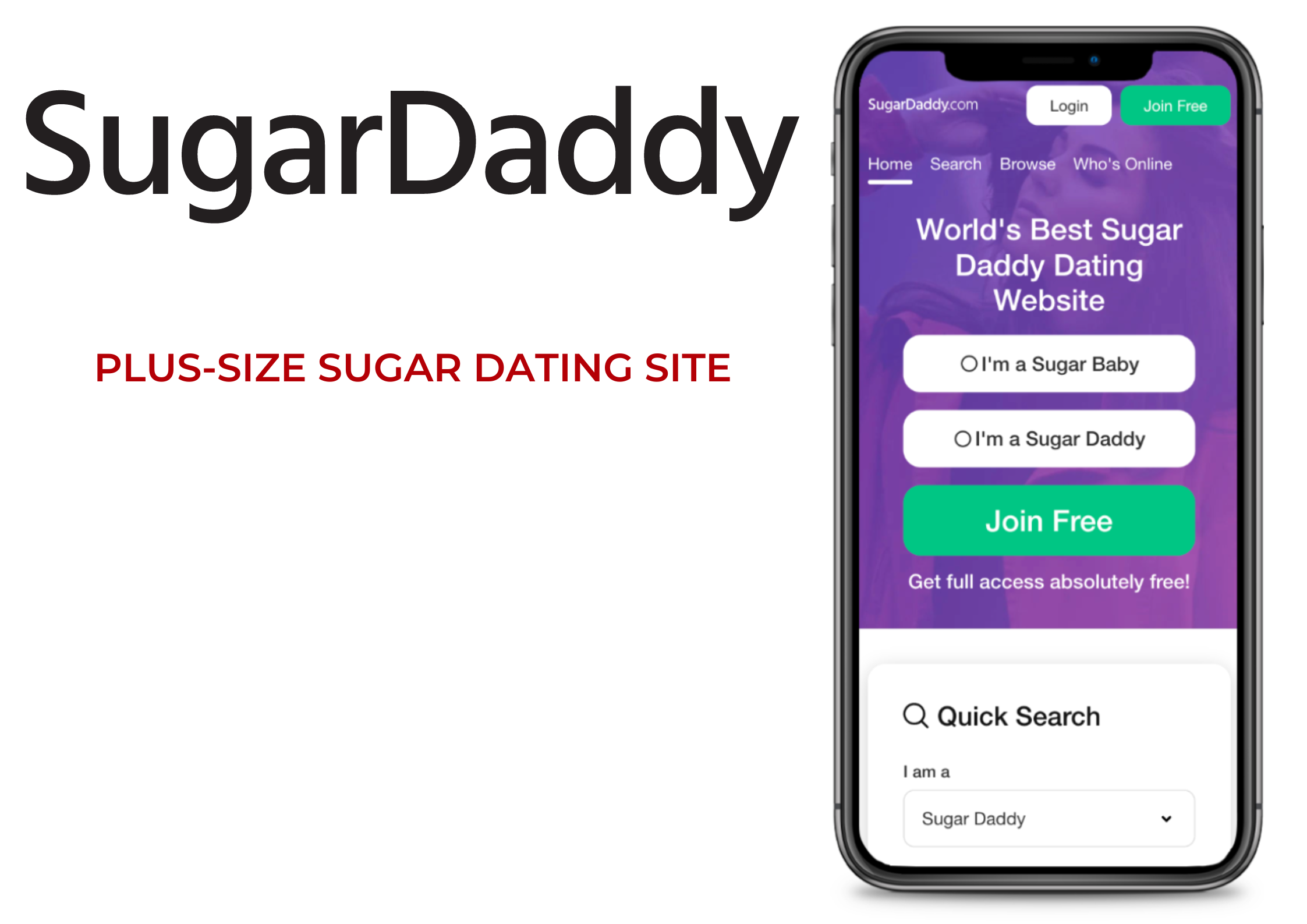 SugarDaddy.com plus-size sugar dating site