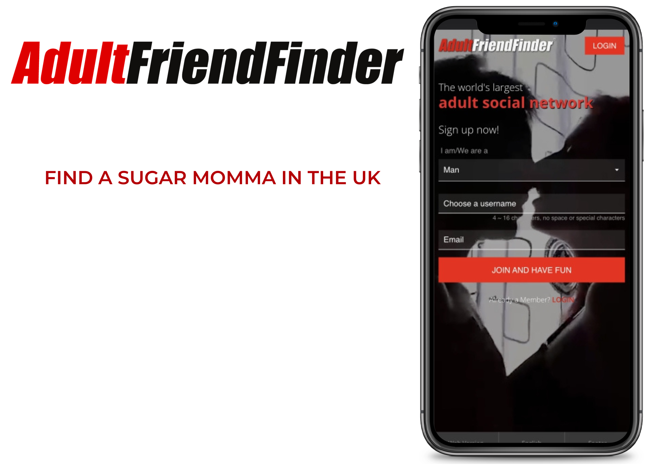 UK sugar mummy site AdultFriendFinder